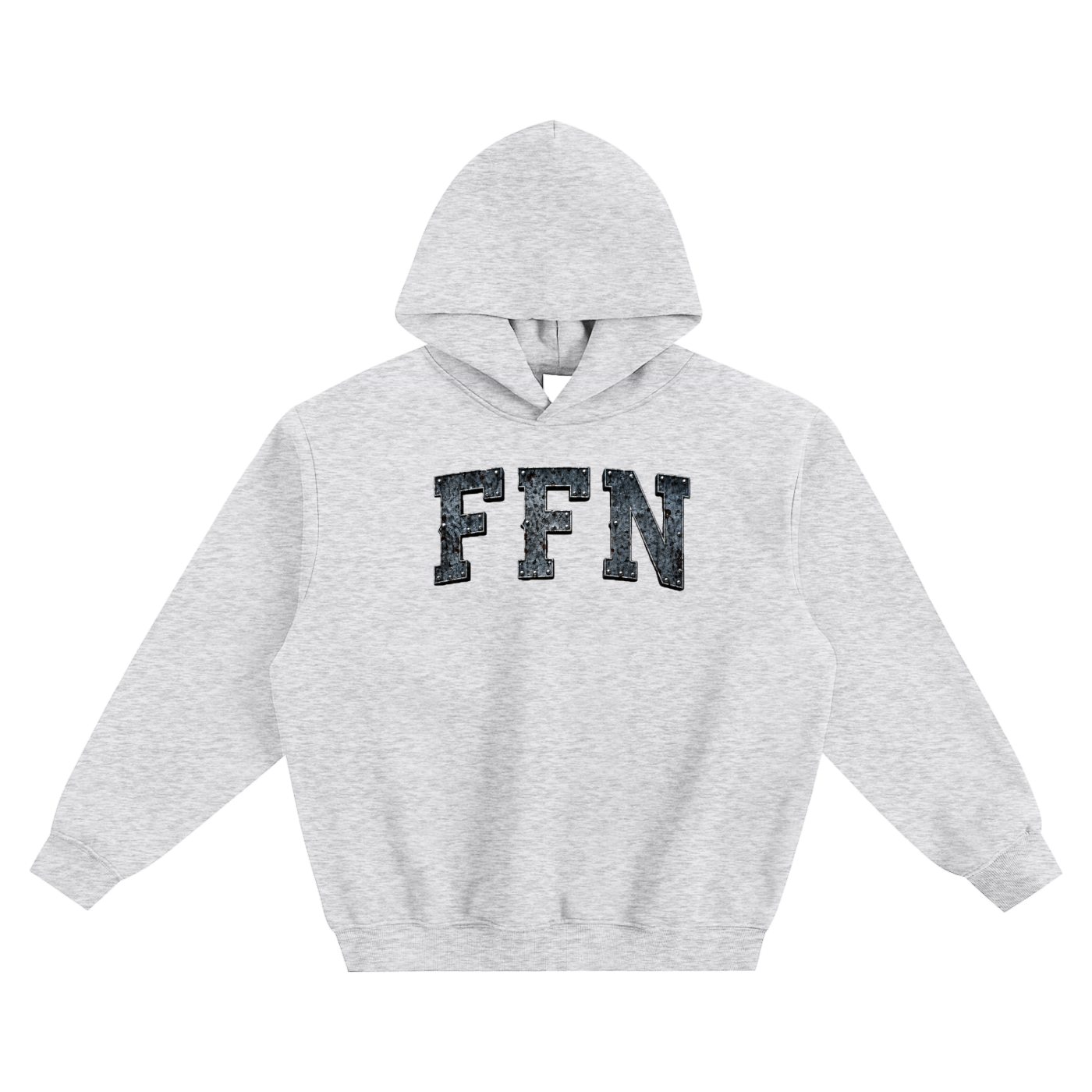 Graphic Fleeced Boxy Hoodie