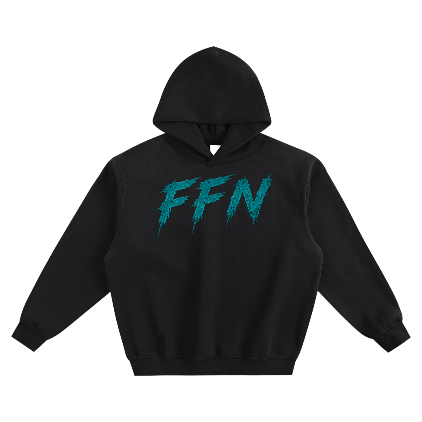 Graphic Fleeced Boxy Hoodie