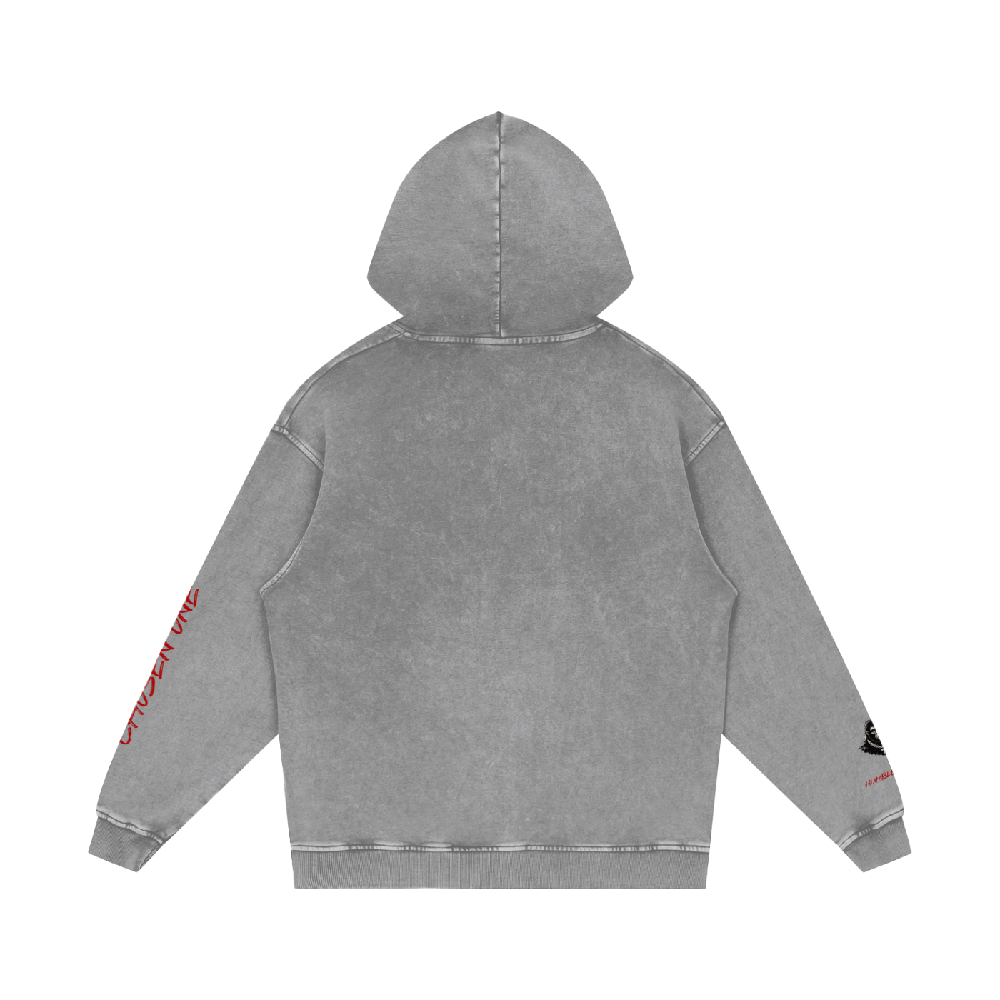 Men’s Snow Washed Loose Cotton Hoodie