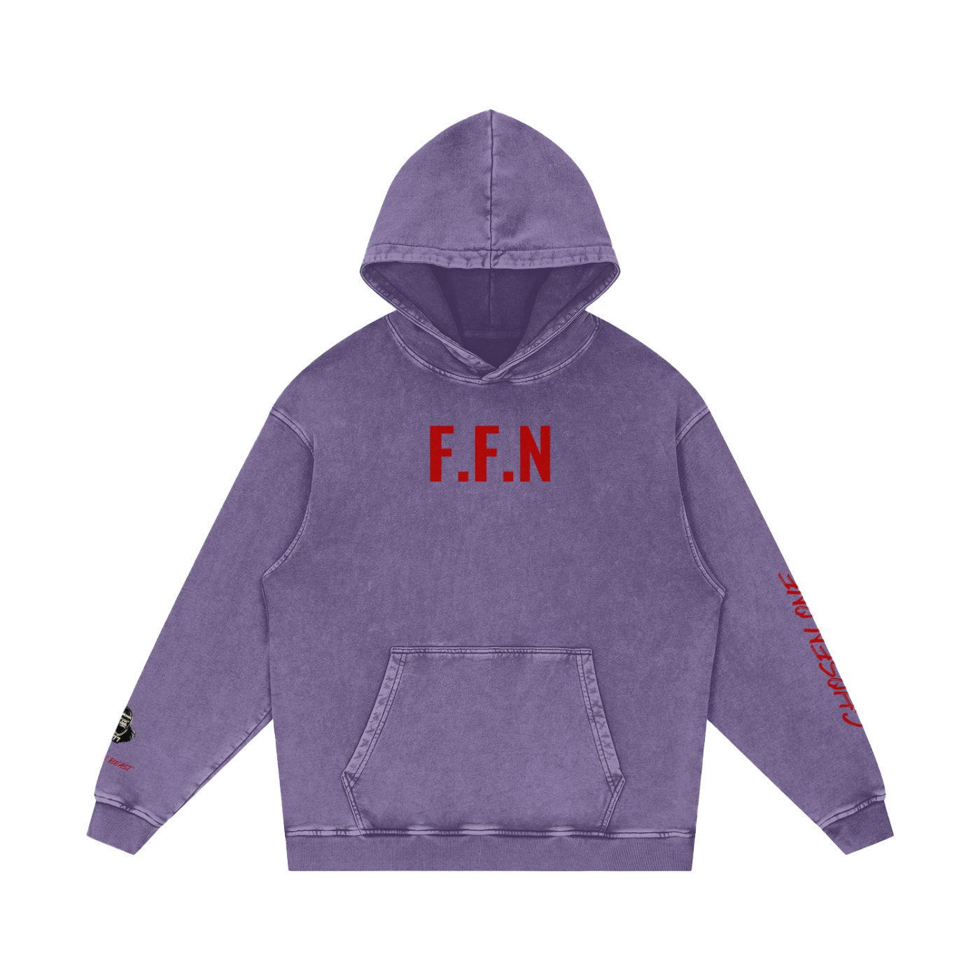 Men’s Snow Washed Loose Cotton Hoodie