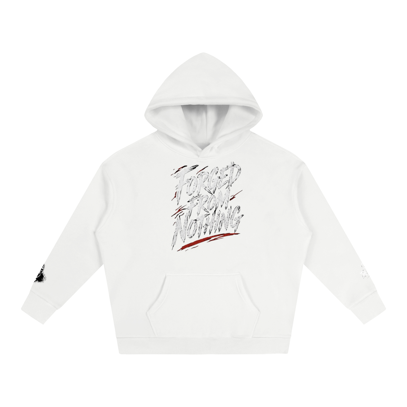 Graphic Oversize Fleeced Hoodie