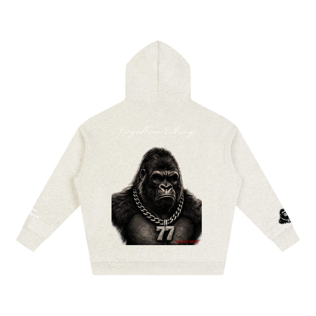 Graphic Oversize Fleeced Hoodie