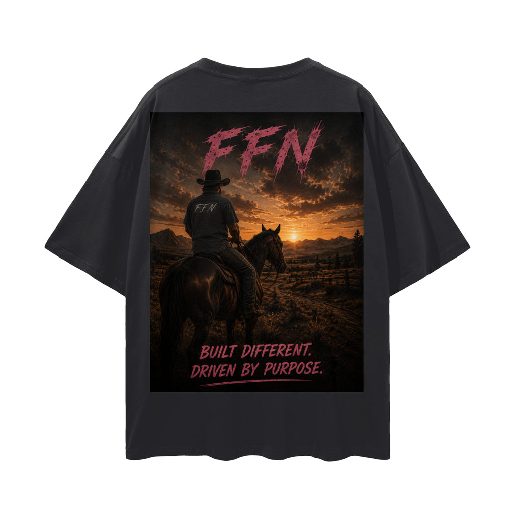 Graphic Streetwear Loose Drop Shoulder T-Shirt