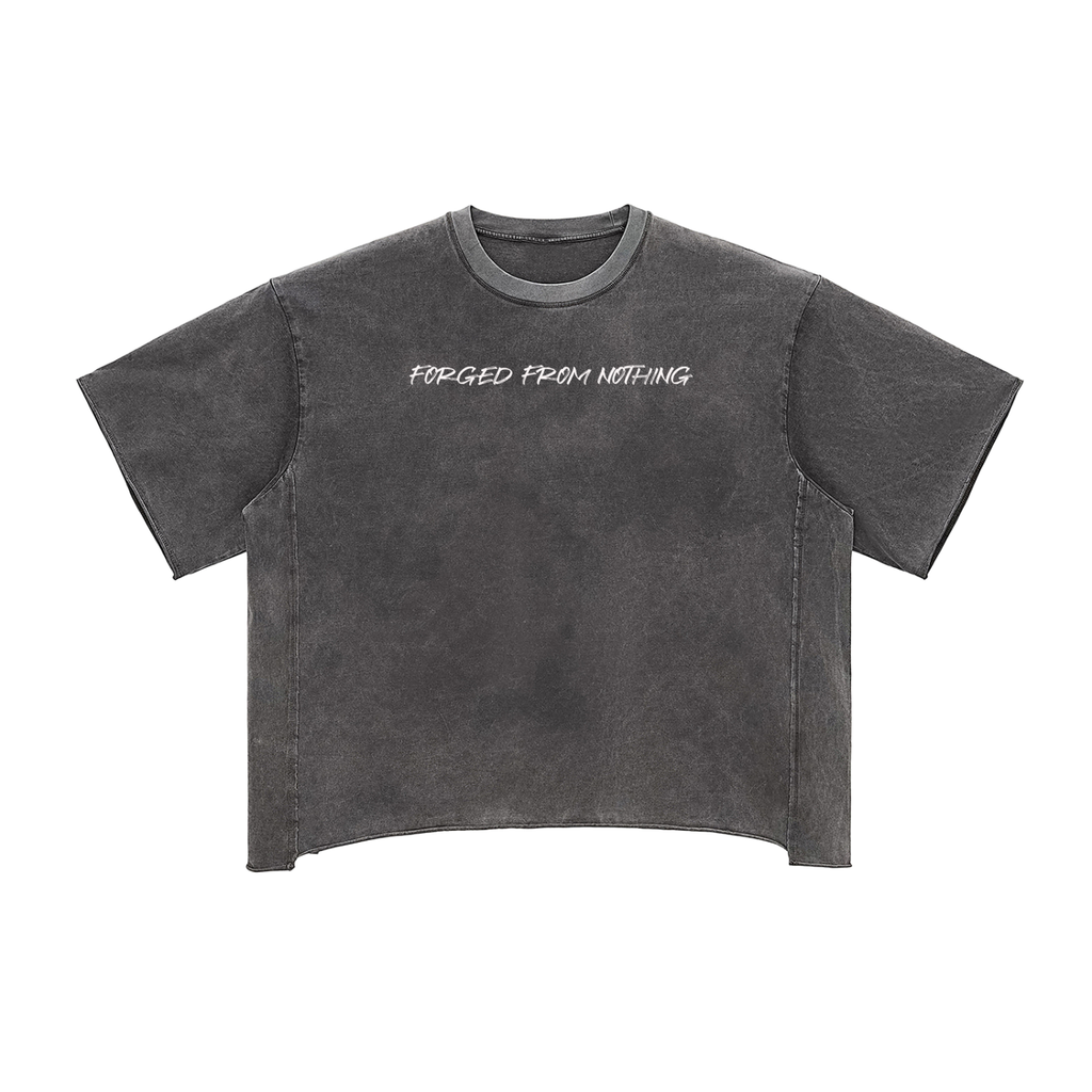 Men’s Raw Edge Snow Washed Boxy T-Shirt