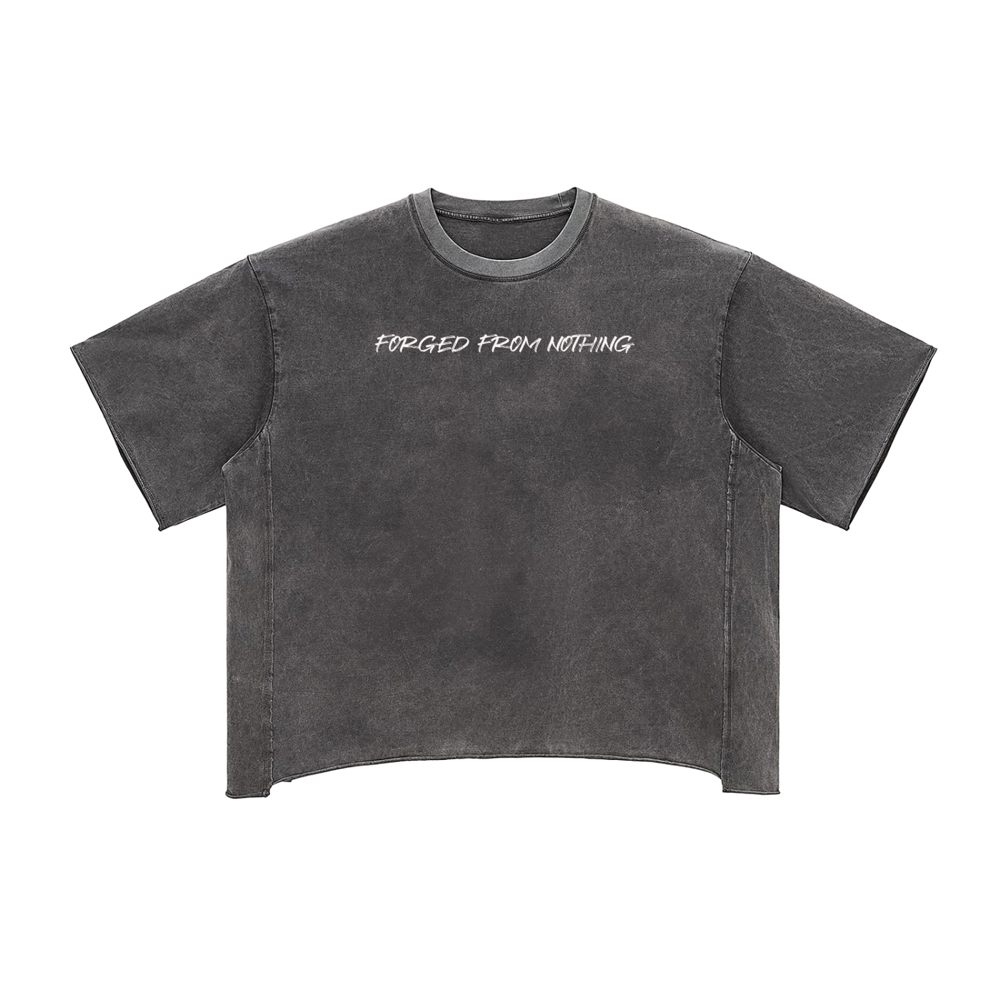 Men’s Raw Edge Snow Washed Boxy T-Shirt