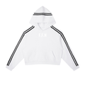 Women’s Contrast Side Stripe Cropped Hoodie