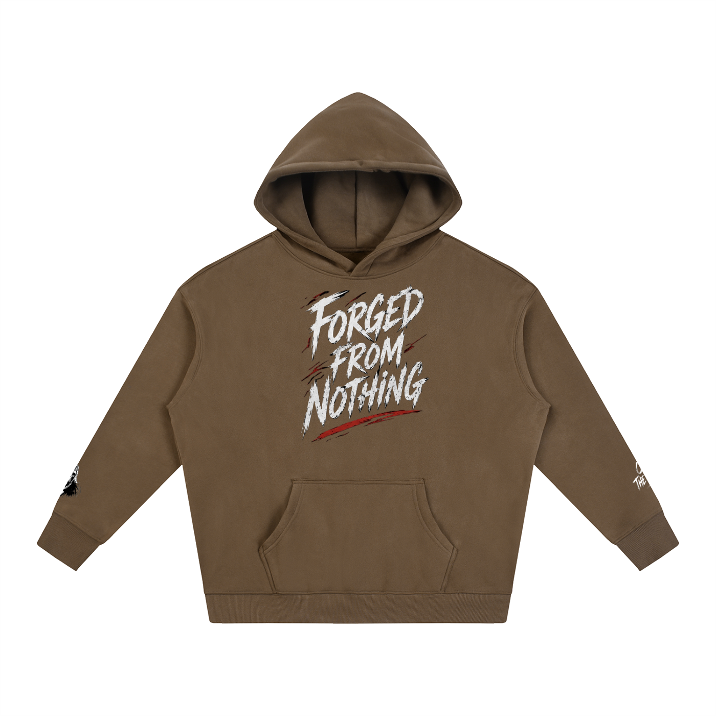 Graphic Oversize Fleeced Hoodie