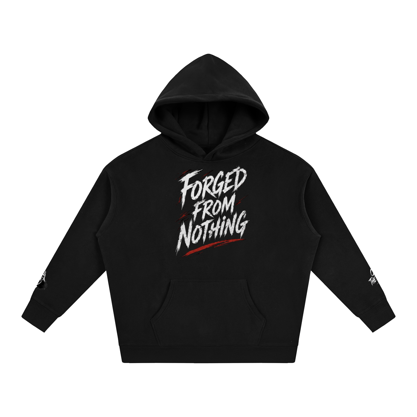 Graphic Oversize Fleeced Hoodie
