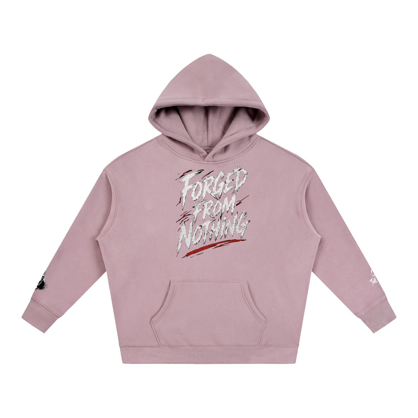 Graphic Oversize Fleeced Hoodie