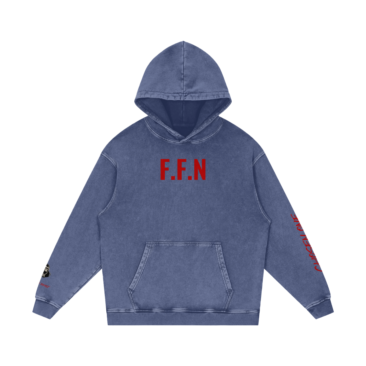 Men’s Snow Washed Loose Cotton Hoodie