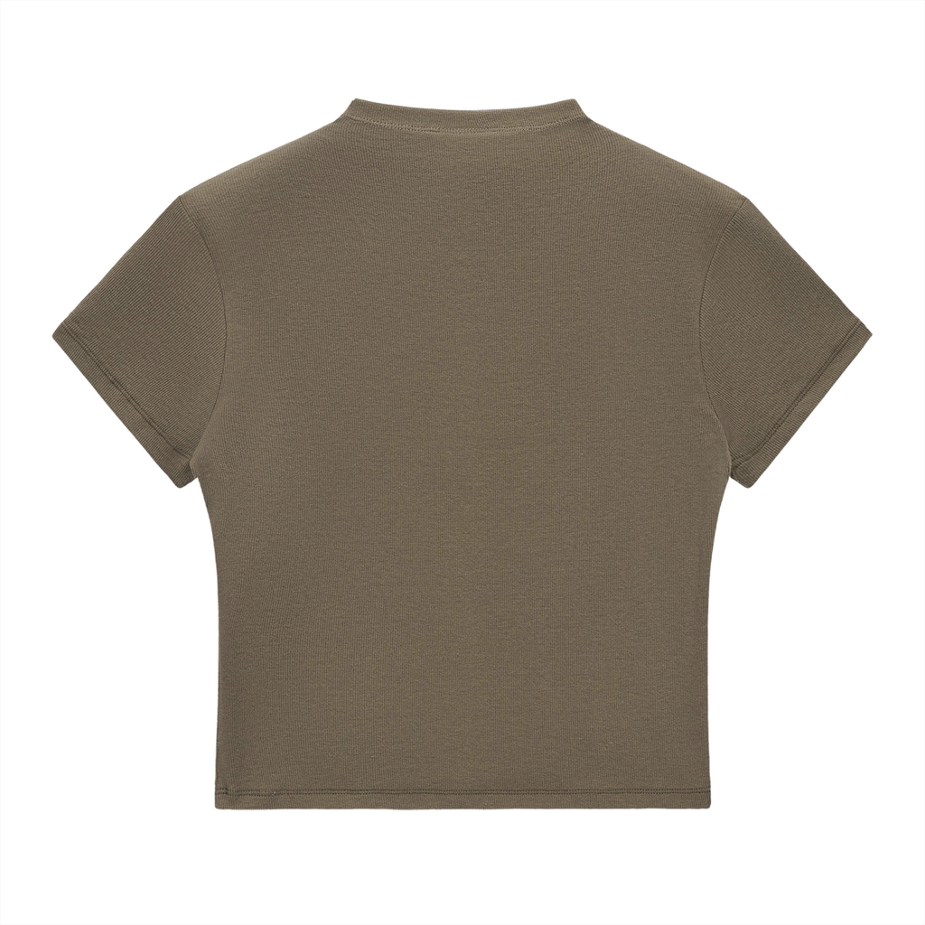 Women’s Slim Fit Mock Neck T-Shirt