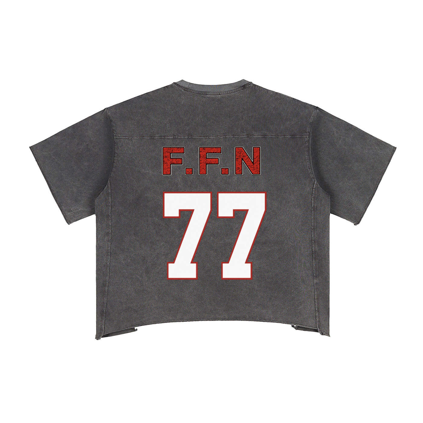 Men’s Raw Edge Snow Washed Boxy T-Shirt