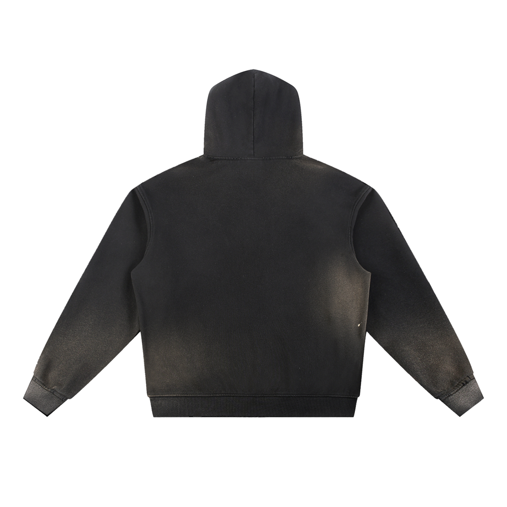 Men’s Sun Fade Frayed Fleece Hoodie