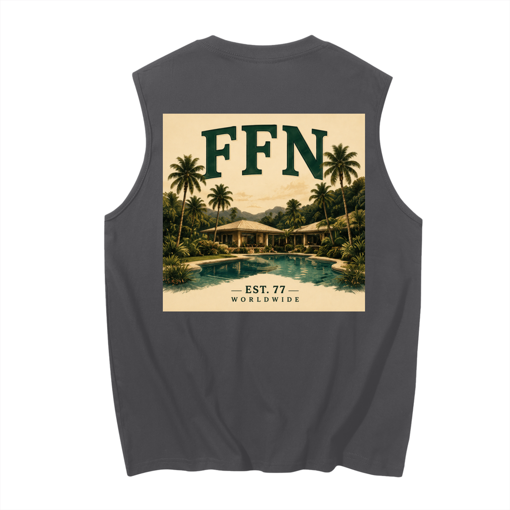 Men's Sleeveless Cotton Tank Top