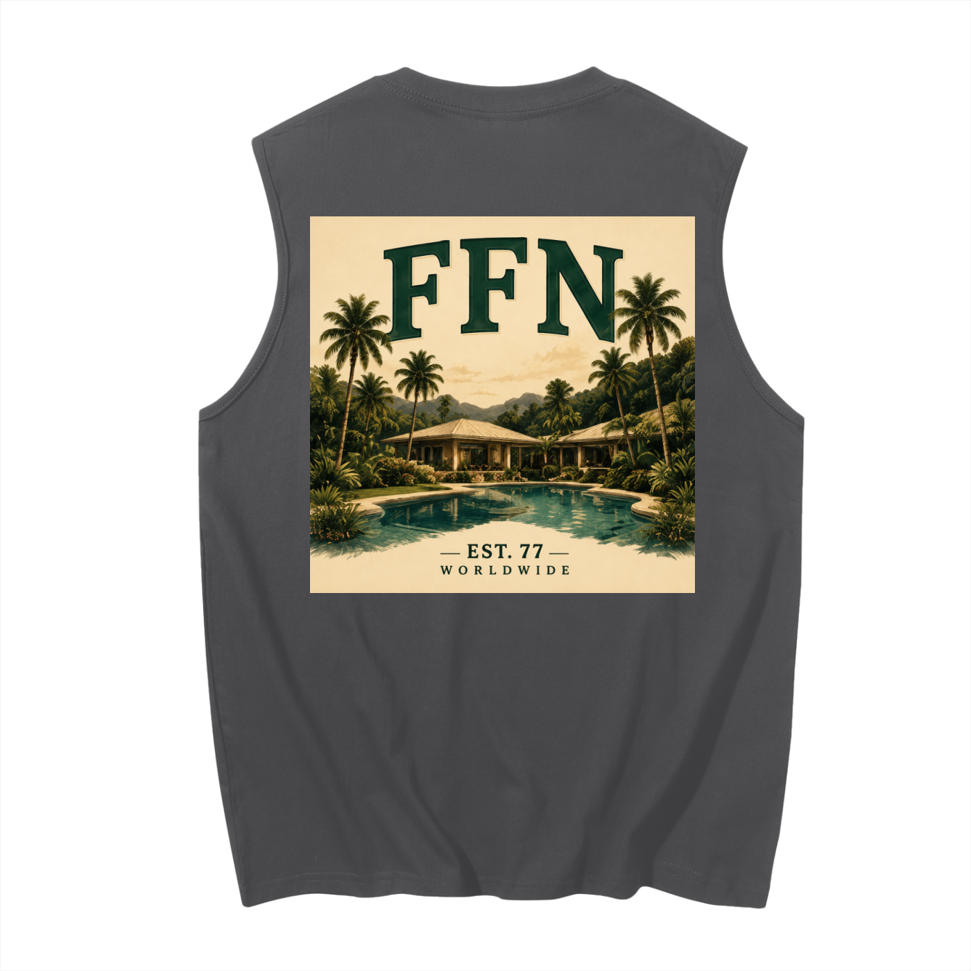 Men's Sleeveless Cotton Tank Top