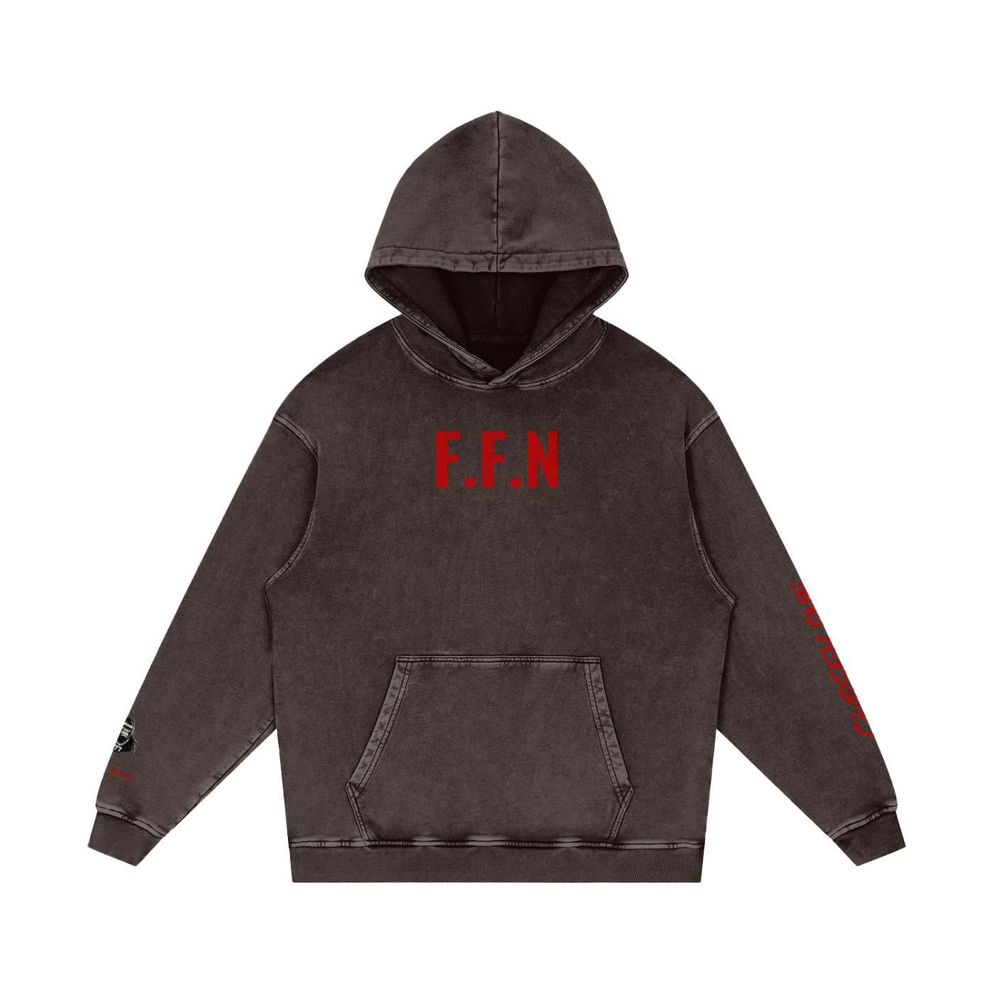 Men’s Snow Washed Loose Cotton Hoodie