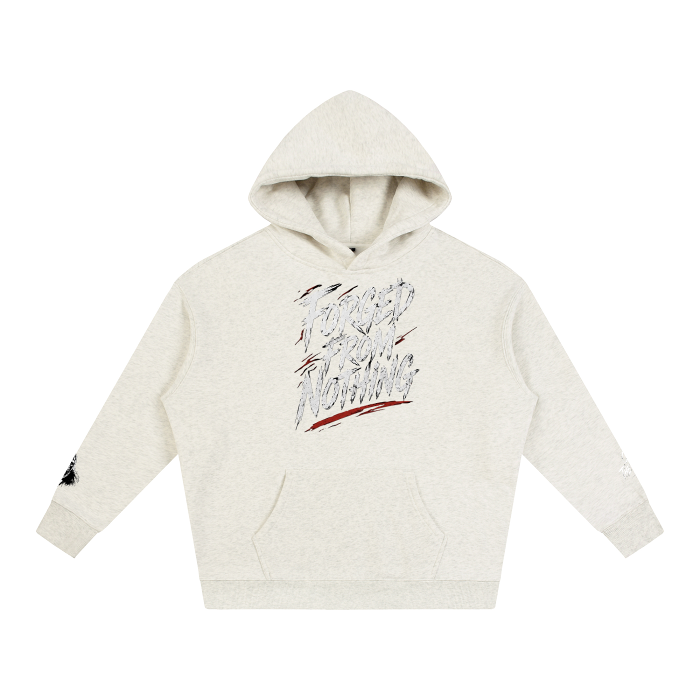 Graphic Oversize Fleeced Hoodie