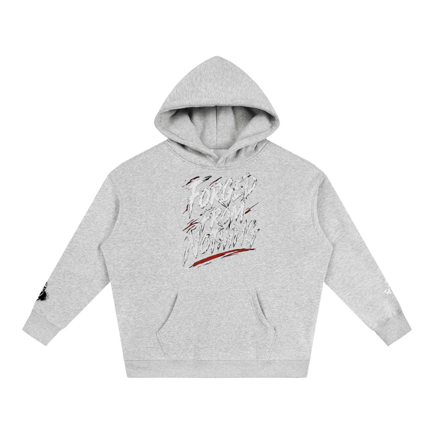 Graphic Oversize Fleeced Hoodie