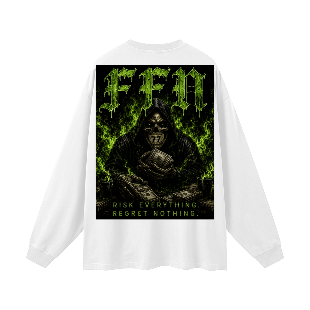 Graphic Oversized Unisex Long Sleeve T-Shirt