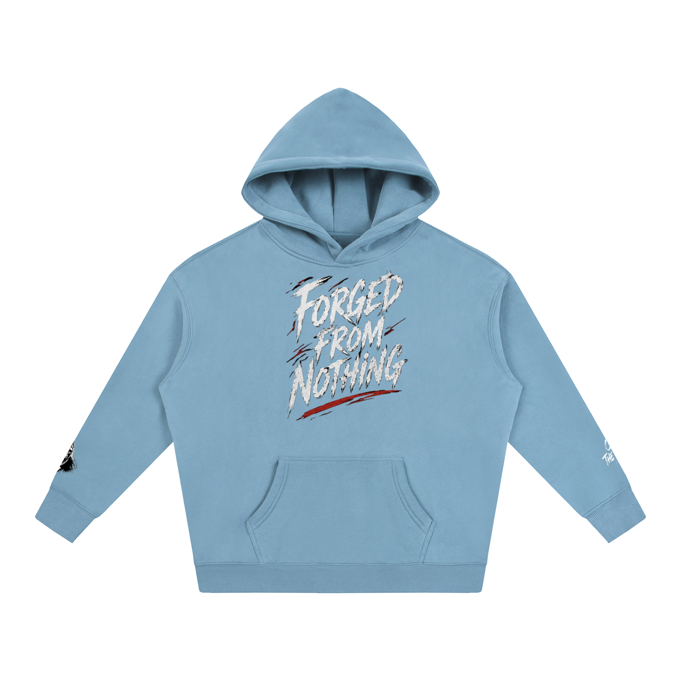 Graphic Oversize Fleeced Hoodie