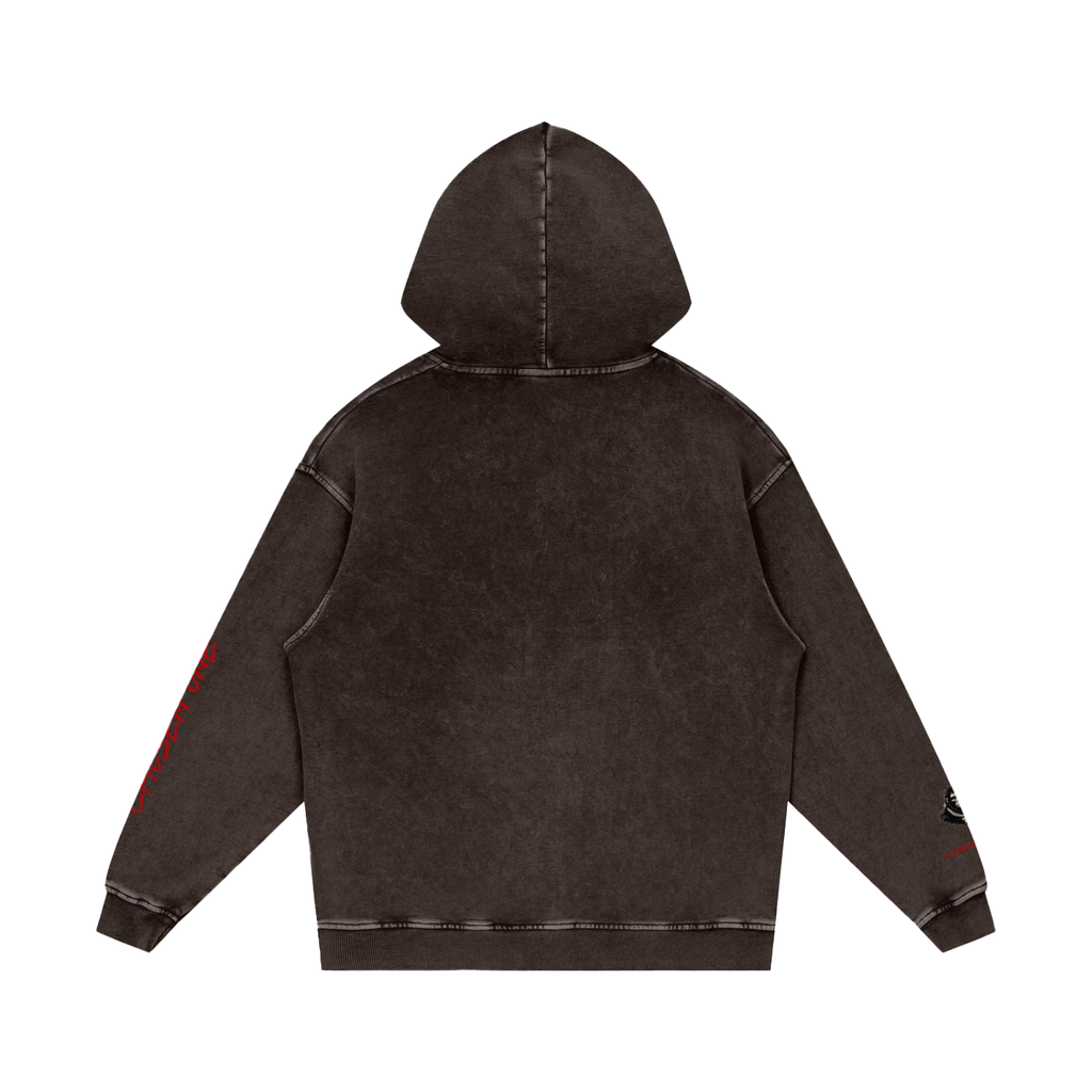 Men’s Snow Washed Loose Cotton Hoodie