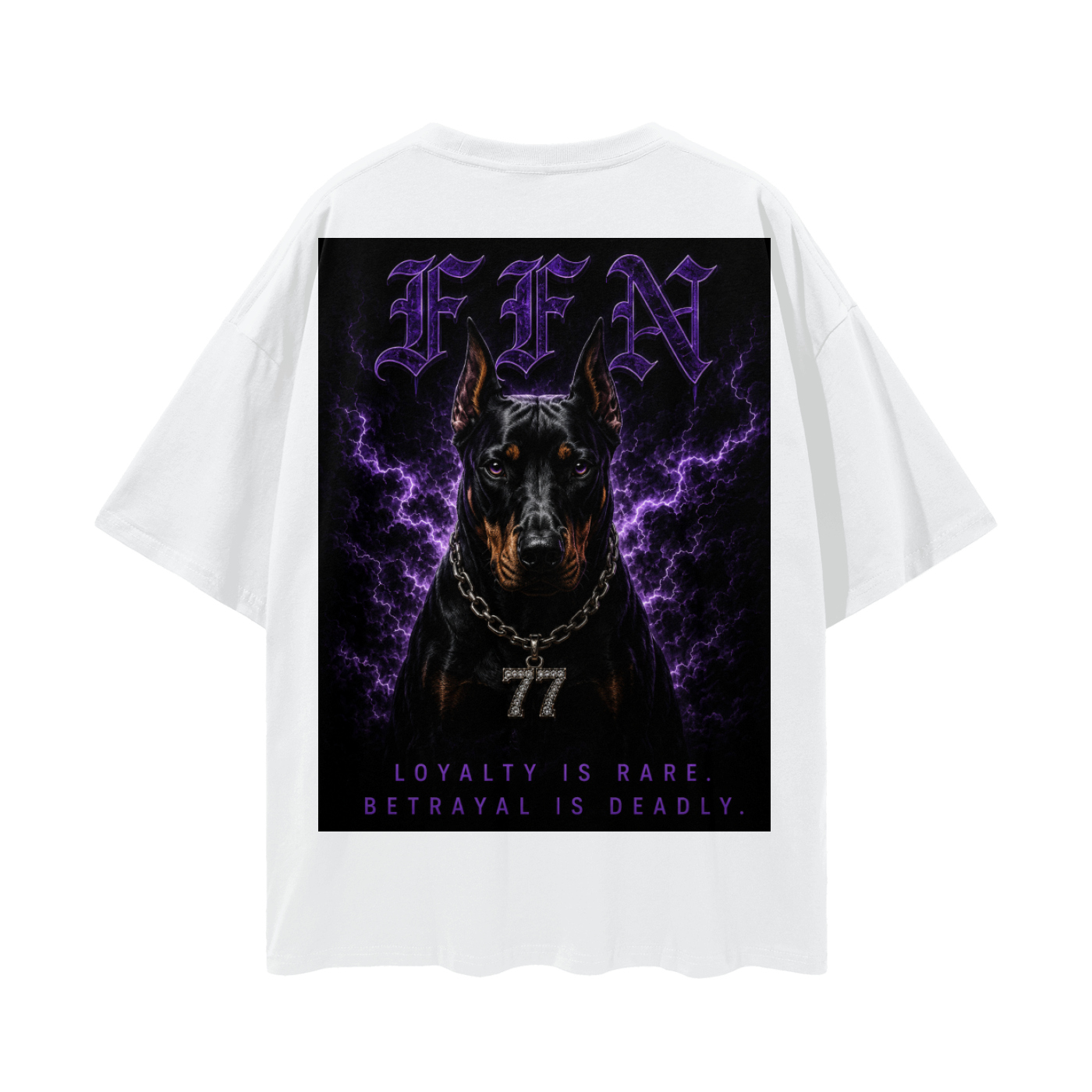 Graphic Streetwear Loose Drop Shoulder T-Shirt