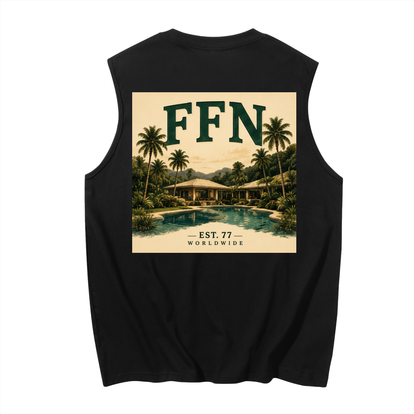 Men's Sleeveless Cotton Tank Top