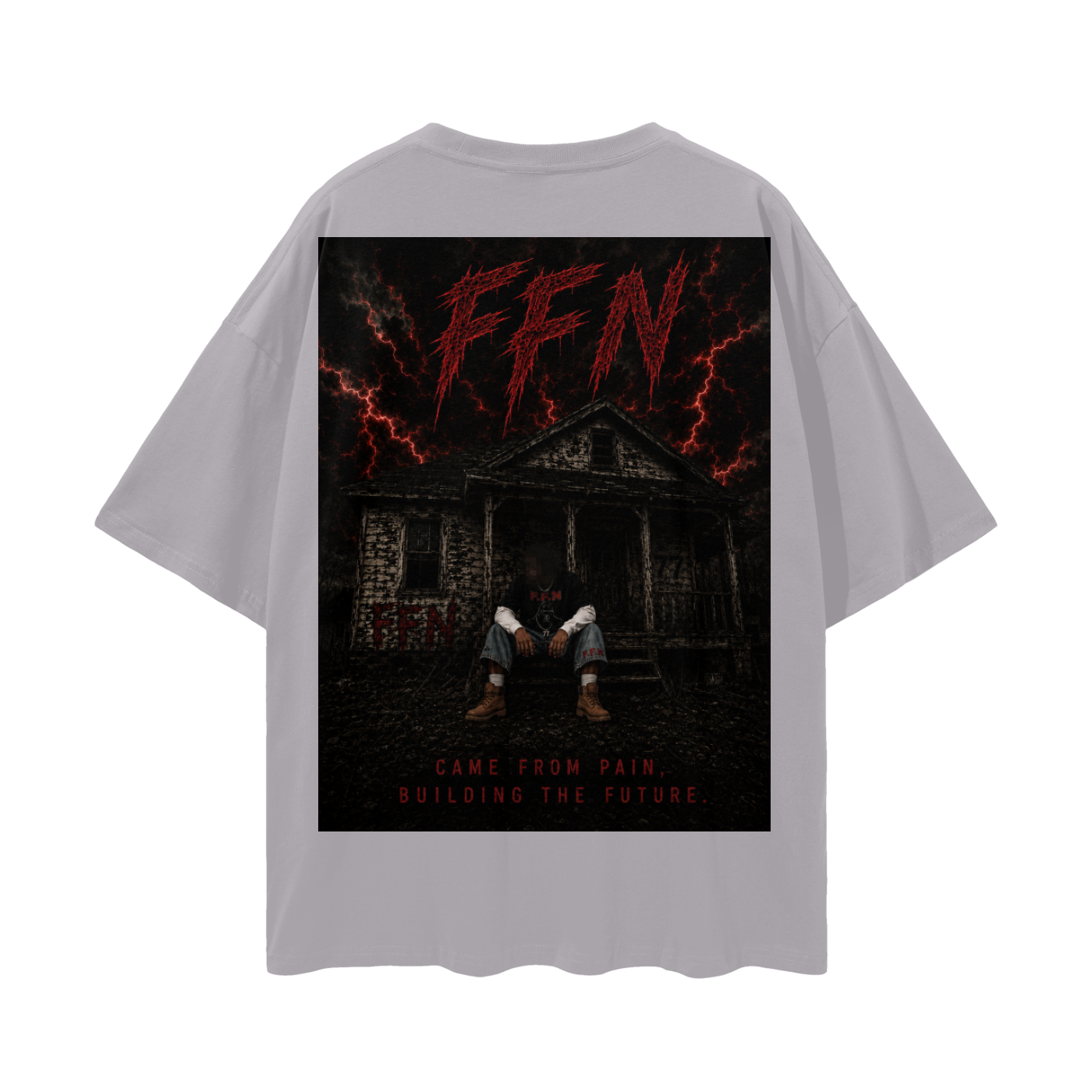 Graphic Streetwear Loose Drop Shoulder T-Shirt