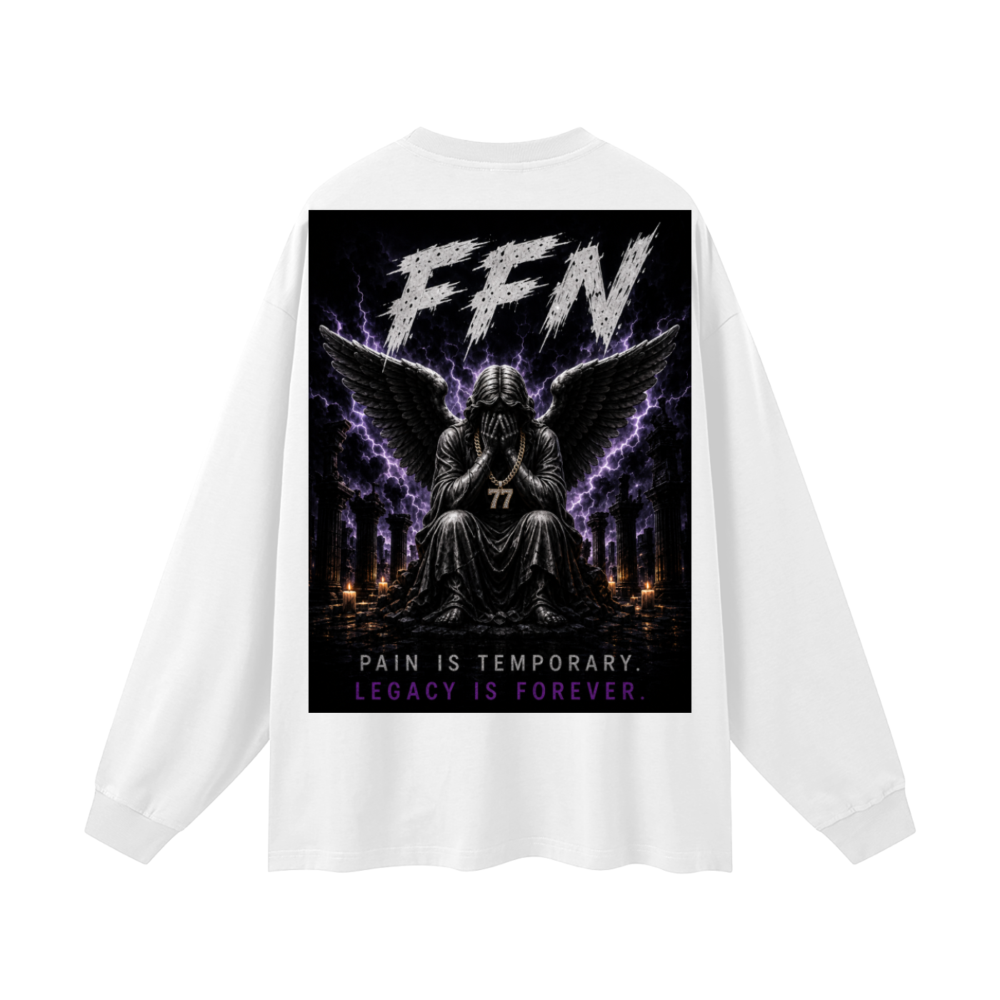 Graphic Oversized Unisex Long Sleeve T-Shirt