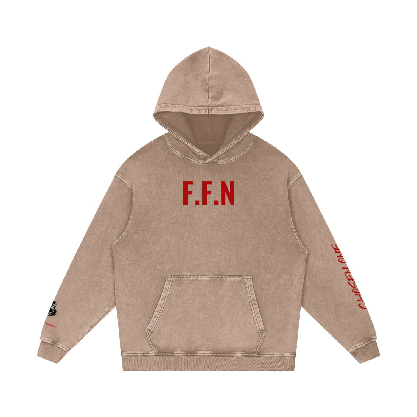 Men’s Snow Washed Loose Cotton Hoodie