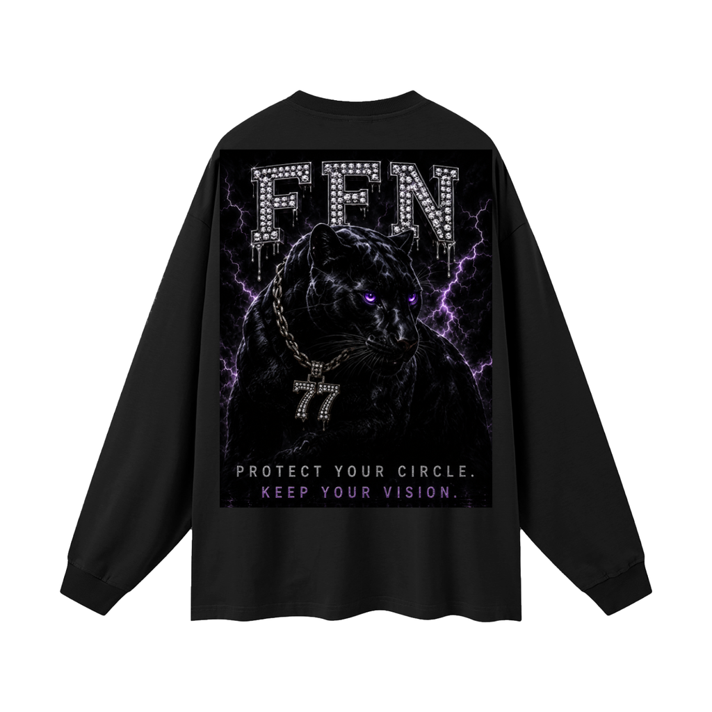 Graphic Oversized Unisex Long Sleeve T-Shirt