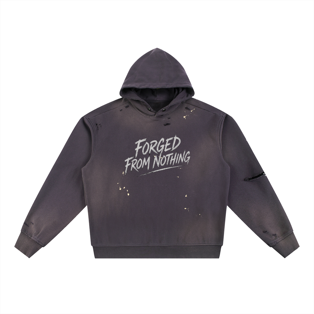 Men’s Sun Fade Frayed Fleece Hoodie