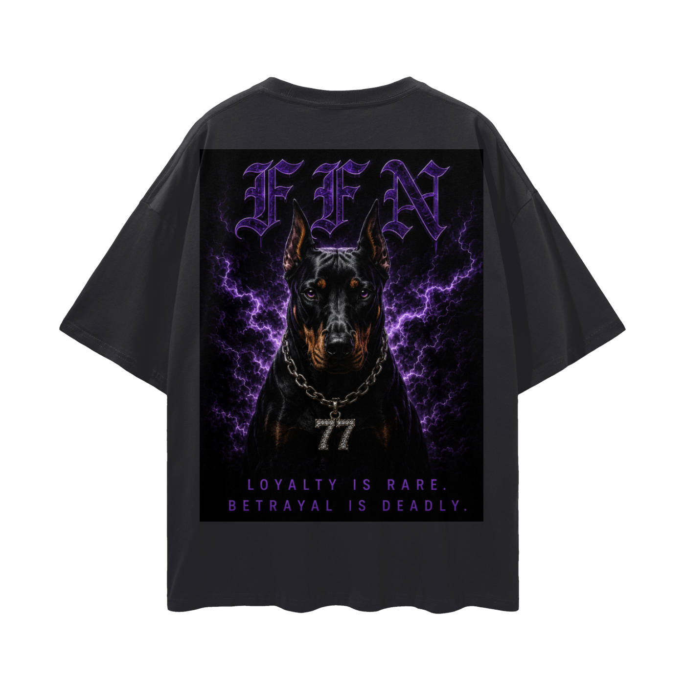 Graphic Streetwear Loose Drop Shoulder T-Shirt
