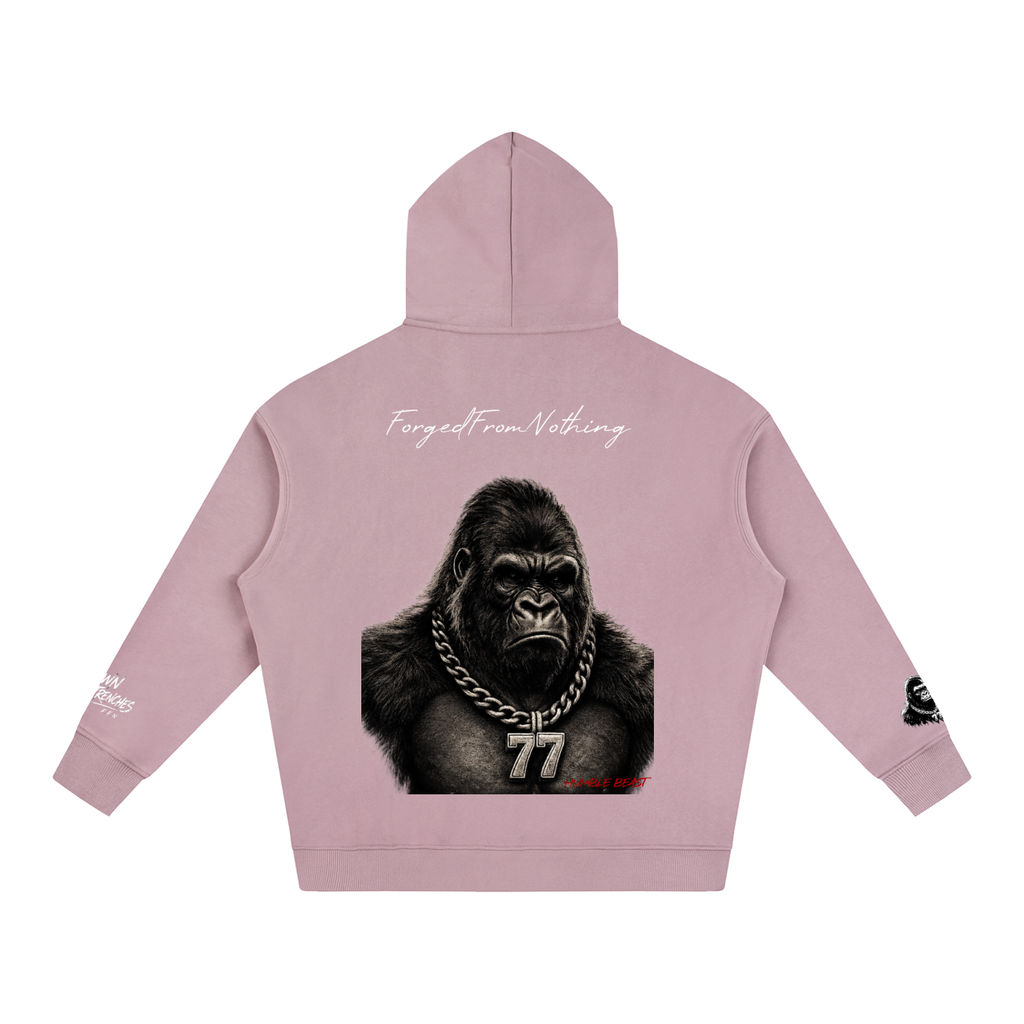 Graphic Oversize Fleeced Hoodie