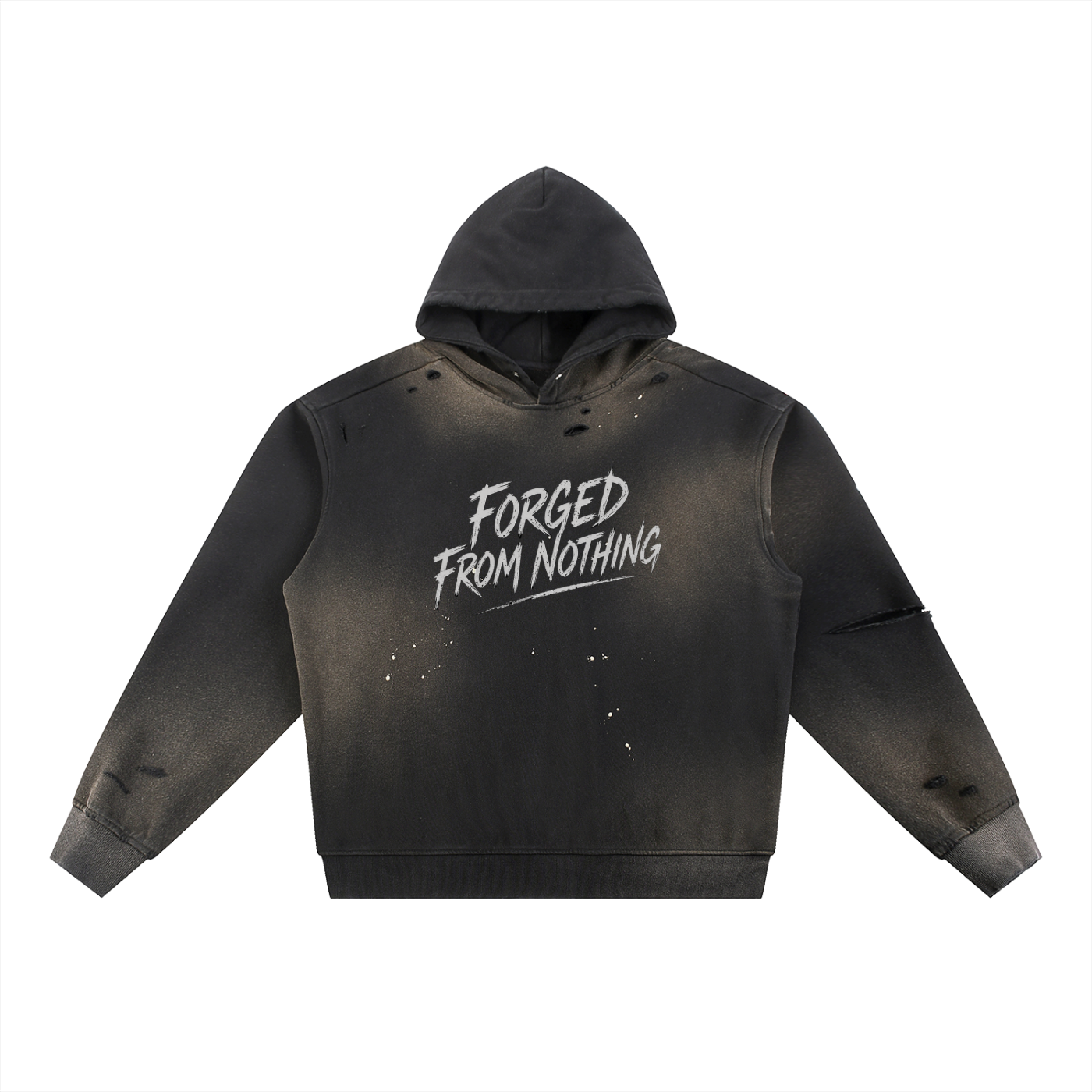 Men’s Sun Fade Frayed Fleece Hoodie