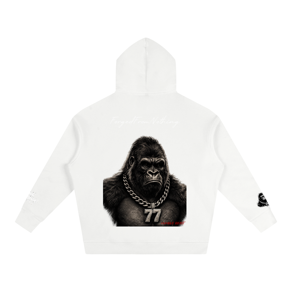 Graphic Oversize Fleeced Hoodie