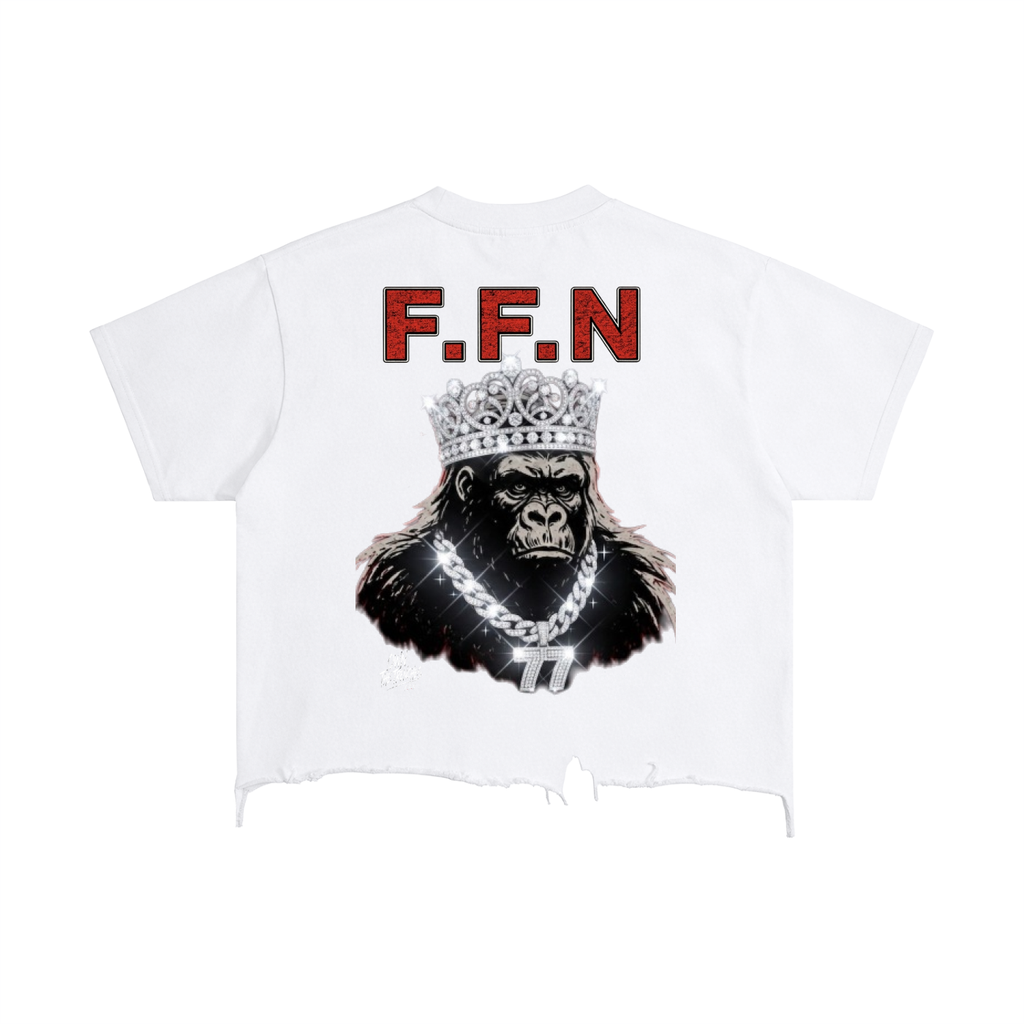 Men’s Vintage Wash Boxy Distressed Hem T-Shirt