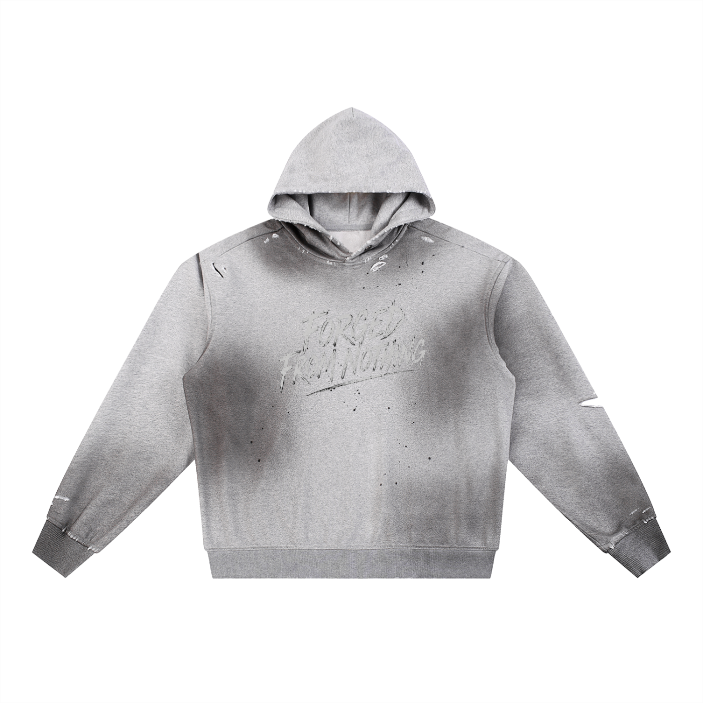 Men’s Sun Fade Frayed Fleece Hoodie