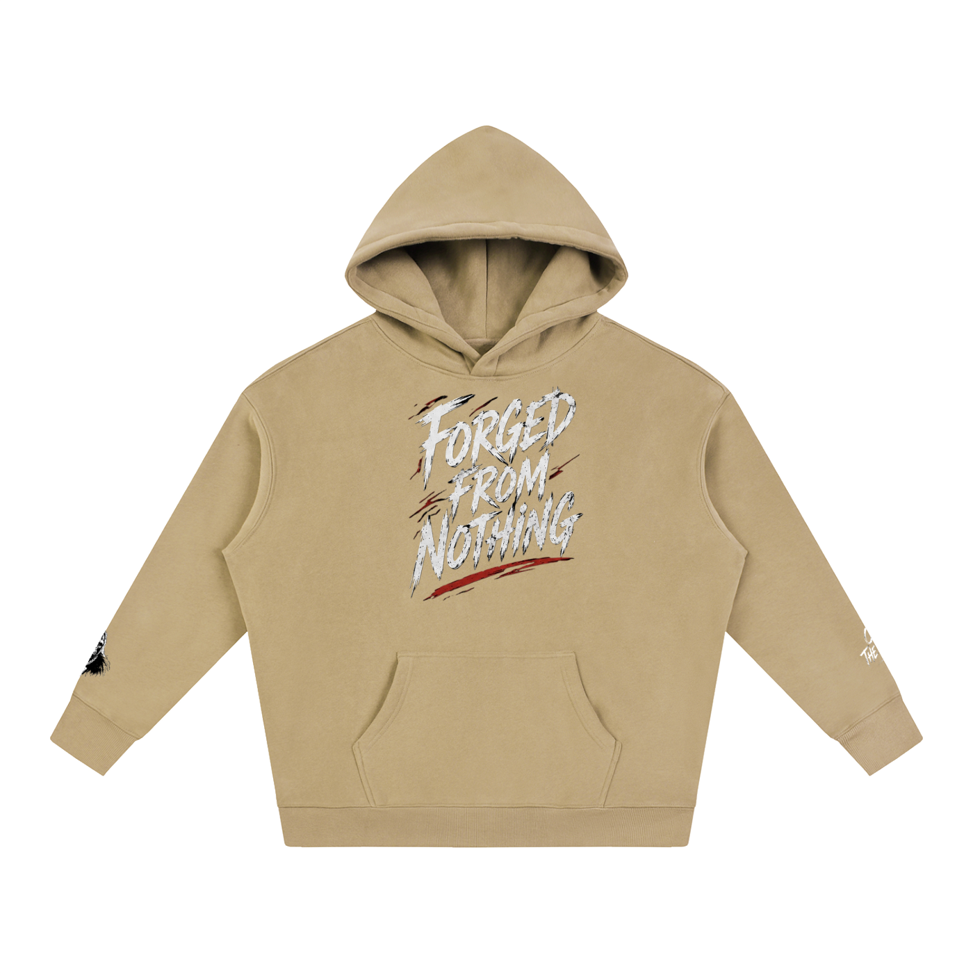 Graphic Oversize Fleeced Hoodie