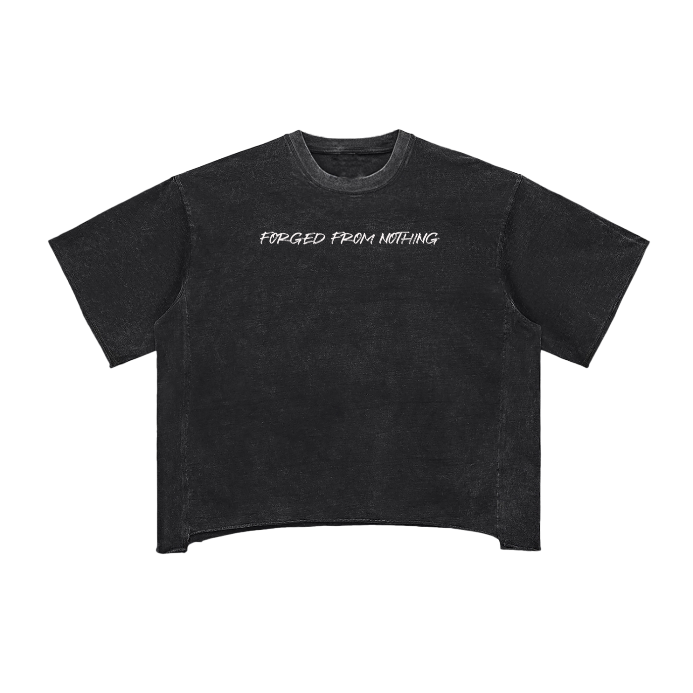 Men’s Raw Edge Snow Washed Boxy T-Shirt