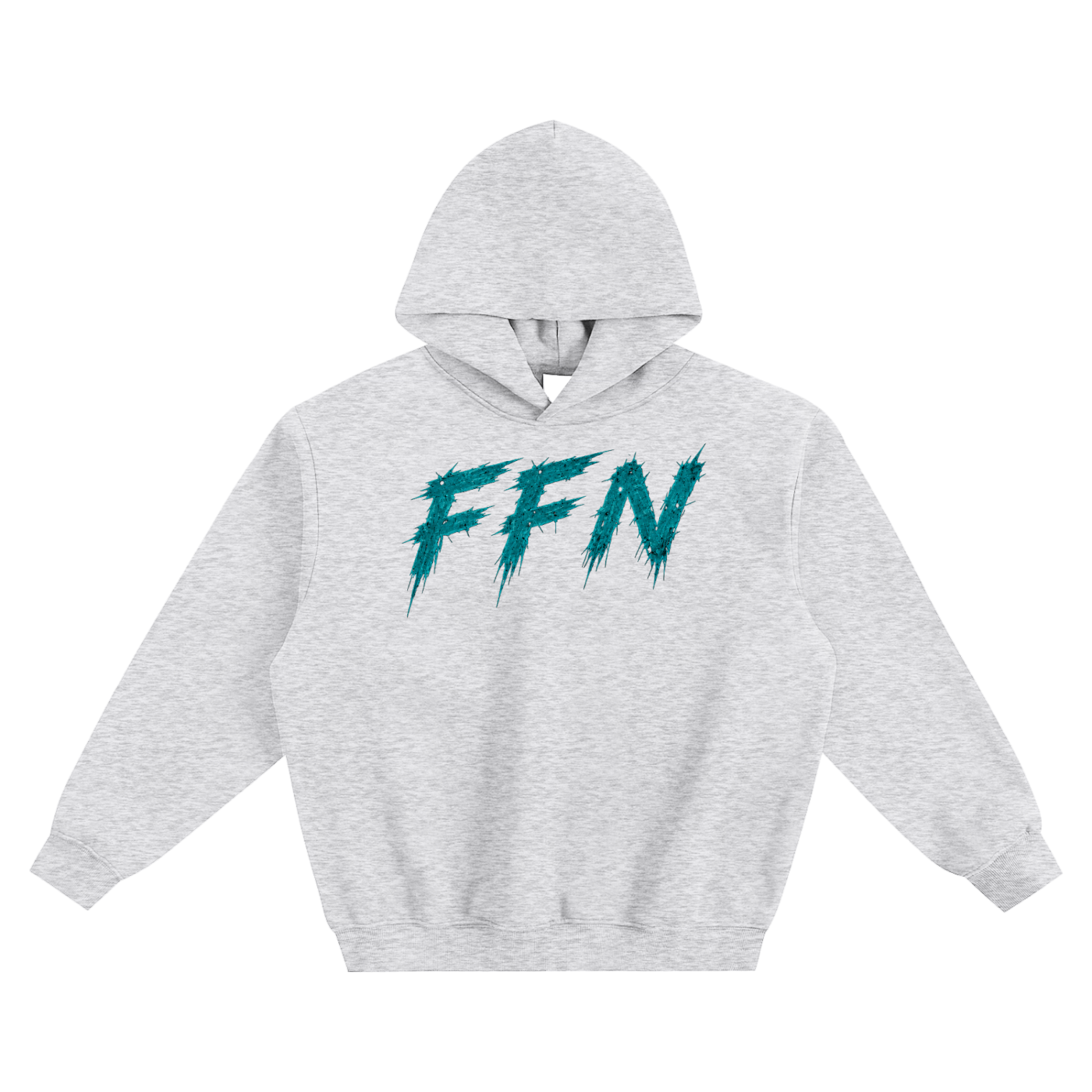 Graphic Fleeced Boxy Hoodie
