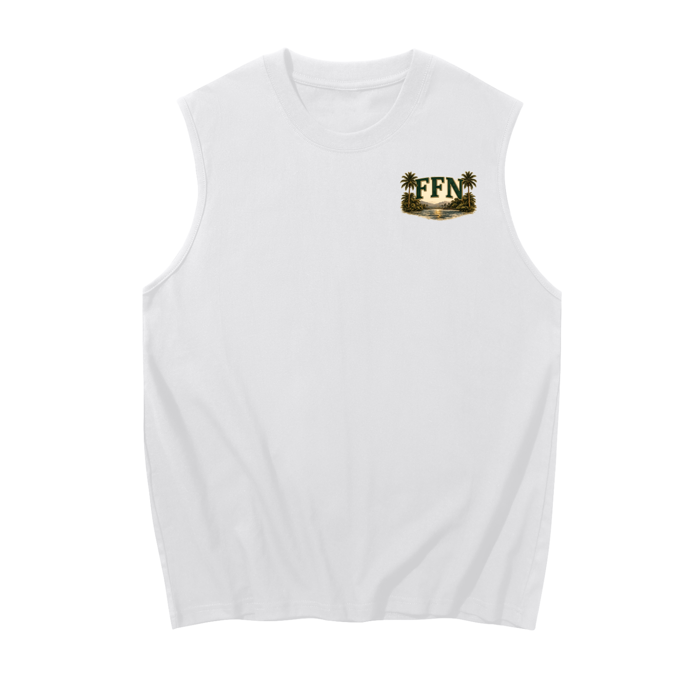 Men's Sleeveless Cotton Tank Top