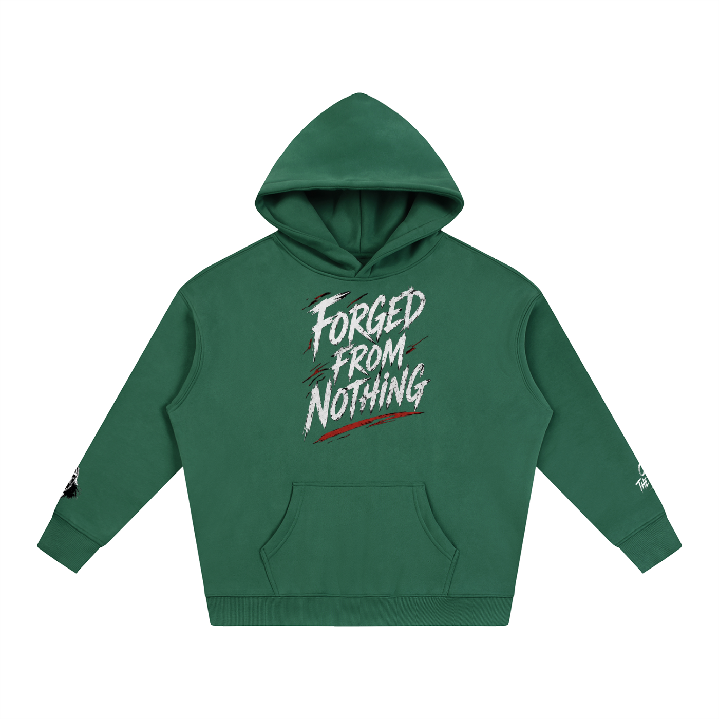Graphic Oversize Fleeced Hoodie