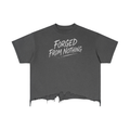 Men’s Vintage Wash Boxy Distressed Hem T-Shirt