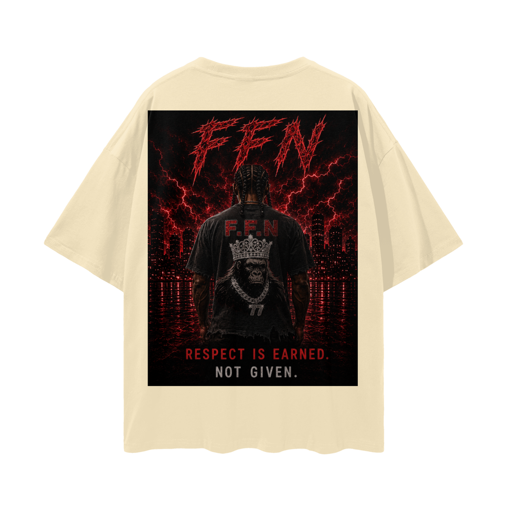Graphic Streetwear Loose Drop Shoulder T-Shirt