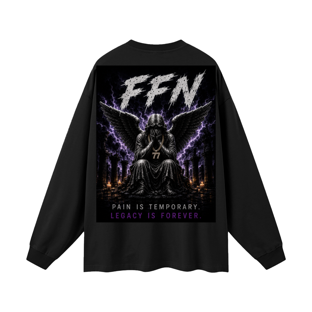 Graphic Oversized Unisex Long Sleeve T-Shirt