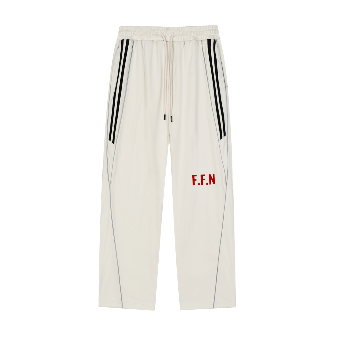 Reflection Striped Straight-Leg Sweatpants