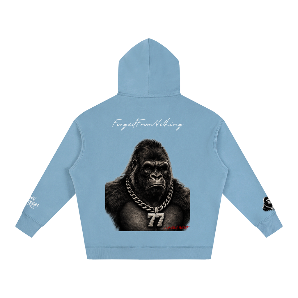 Graphic Oversize Fleeced Hoodie