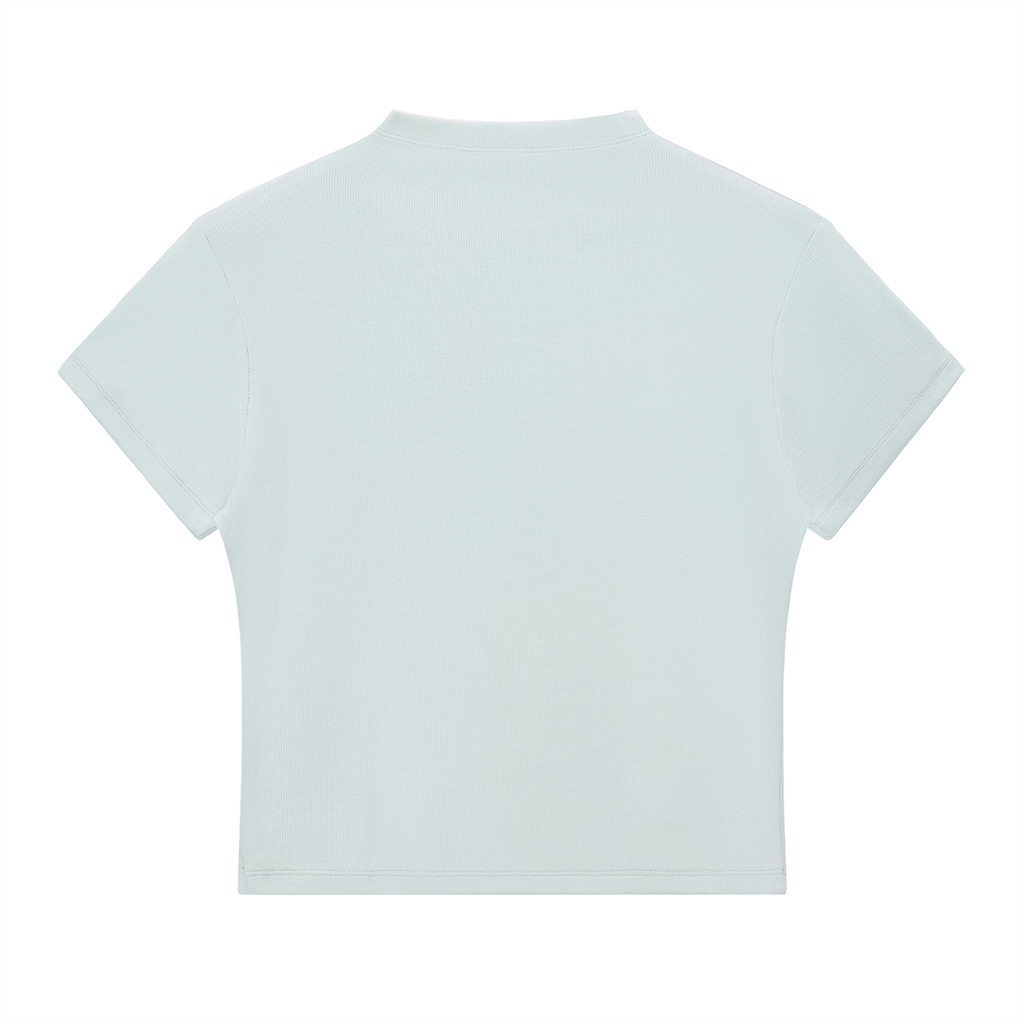 Women’s Slim Fit Mock Neck T-Shirt