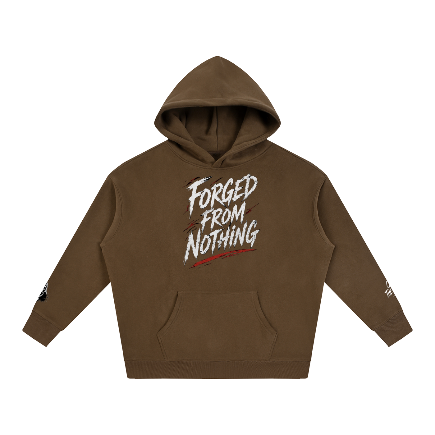 Graphic Oversize Fleeced Hoodie